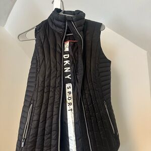 DKNY Sport Black Puffer Vest